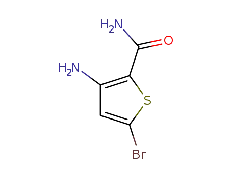 Molecular Structure of 494833-79-3 (2-Thiophenecarboxamide, 3-amino-5-bromo-)