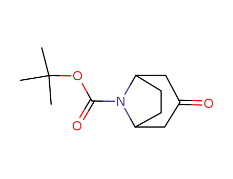 Molecular Structure of 185099-67-6 (N-Boc-Nortropinone)