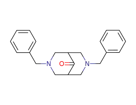 Molecular Structure of 59009-70-0 (3,7-DIBENZYL-3,7-DIAZABICYCLO[3.3.1]NONAN-9-ONE)