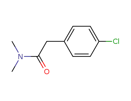 Molecular Structure of 33297-39-1 (2-(4-chlorophenyl)-N,N-dimethylacetamide)