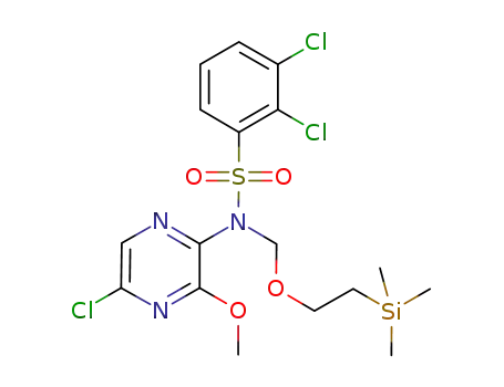 Benzenesulfonamide,
2,3-dichloro-N-(5-chloro-3-methoxypyrazinyl)-N-[[2-(trimethylsilyl)ethoxy]
methyl]-