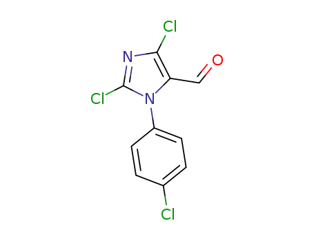 1-(4-chlorophenyl)-2,4-dichloro-1H-imidazole-5-carbaldehyde