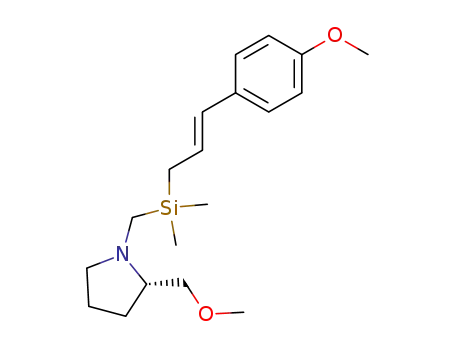 dimethyl-(p-methoxycinnamyl)-<(S)-2'-methoxymethylpyrrolidinylmethyl>silane