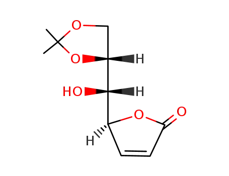 (5S)-5-((S)-[((4R)-2,2-dimethyl-1,3-dioxolan-4-yl)hydroxymethyl])-5H-furan-2-one
