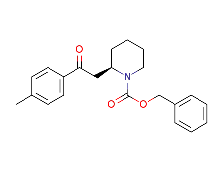 (R)-N-benzyloxycarbonyl-2-(2-oxo-2-p-tolylethyl)piperidine