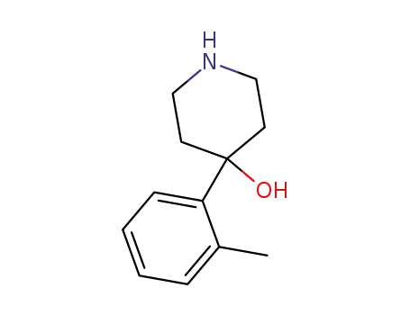 Molecular Structure of 83674-76-4 (4-(2-methylphenyl)-4-piperidinol)