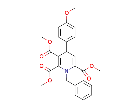 trimethyl 1-benzyl-4-(4-methoxyphenyl)-1,4-dihydropyridine-2,3,6-tricarboxylate