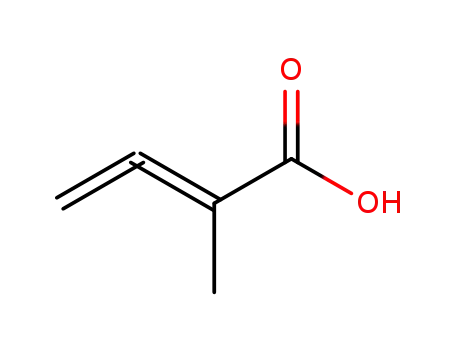 Molecular Structure of 18913-36-5 (2,3-Butadienoic acid, 2-methyl-)