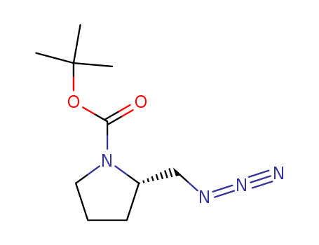 1-Pyrrolidinecarboxylic acid, 2-(azidomethyl)-, 1,1-dimethylethyl ester,  (2S)-
