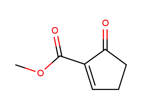 Molecular Structure of 36601-73-7 (1-Cyclopentene-1-carboxylicacid,5-oxo-,methylester(9CI))