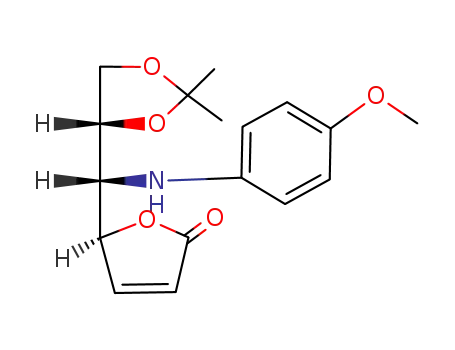 (S)-5-[(R)-((R)-2,2-Dimethyl-[1,3]dioxolan-4-yl)-(4-methoxy-phenylamino)-methyl]-5H-furan-2-one