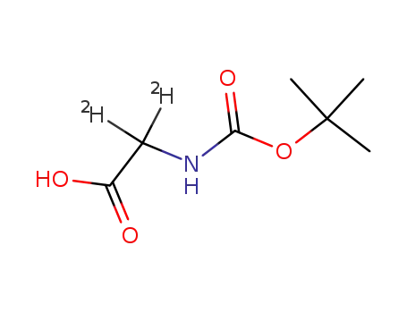 Molecular Structure of 42492-65-9 (GLYCINE-2,2-D2-N-T-BOC)