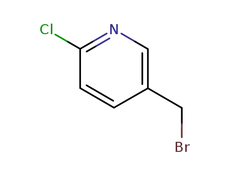 Molecular Structure of 182924-36-3 (Pyridine, 5-(bromomethyl)-2-chloro- (9CI))