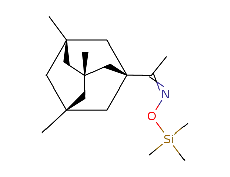 Molecular Structure of 84880-09-1 (methyl 3,5,7-trimethyl-1-adamantyl ketone O-trimethylsilyloxime)