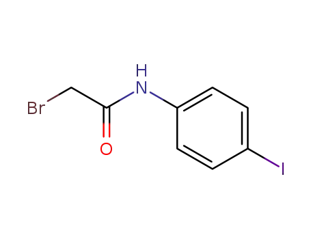 Molecular Structure of 6411-03-6 (Acetamide, 2-bromo-N-(4-iodophenyl)-)