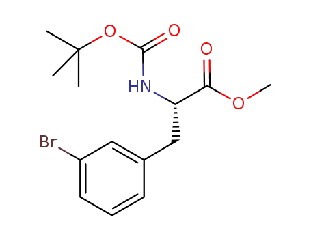 methyl (S)-3-(3-bromophenyl)-2-((tert-butoxycarbonyl)amino)propanoate