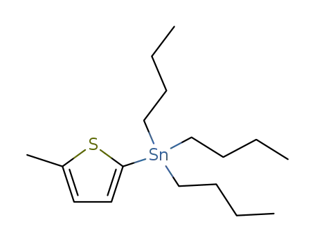 Molecular Structure of 107311-67-1 (5-METHYL-2-TRIBUTYLSTANNYLTHIOPHENE)