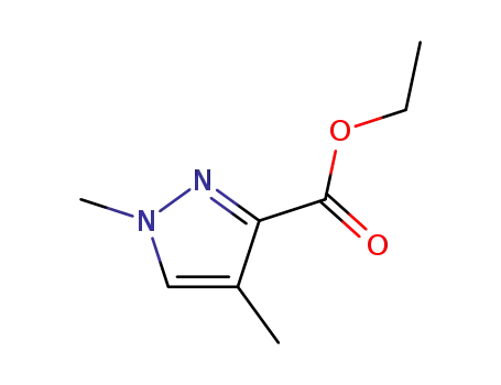 Molecular Structure of 68809-65-4 (ethyl 1,4-dimethyl-1H-pyrazole-3-carboxylate)
