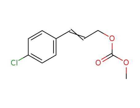 Molecular Structure of 776296-22-1 (3-(4-chlorophenyl)allyl methyl carbonate)
