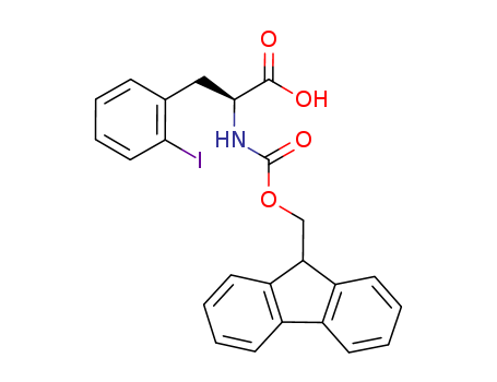 (R)-2-((((9H-Fluoren-9-yl)methoxy)carbonyl)amino)-3-(2-iodophenyl)propanoic acid