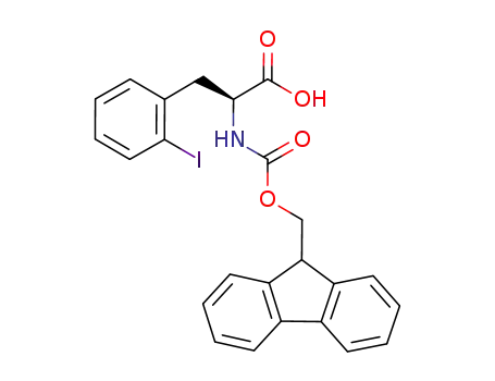 Molecular Structure of 210282-32-9 (FMOC-PHE(3-I)-OH)