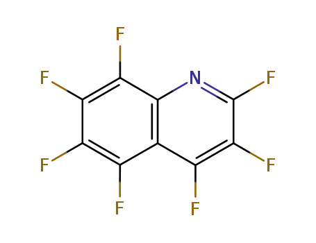 Molecular Structure of 13180-38-6 (Quinoline, heptafluoro-)