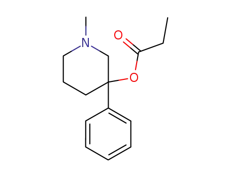 1-methyl-3-phenyl-3-propionyloxy-piperidine