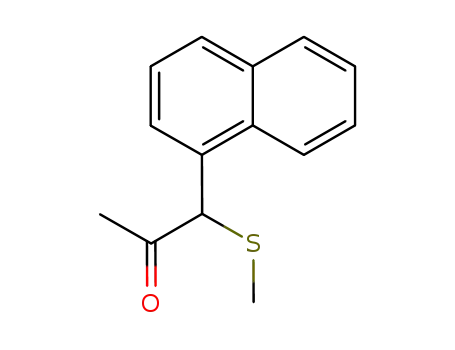 1-Methylsulfanyl-1-naphthalen-1-yl-propan-2-one