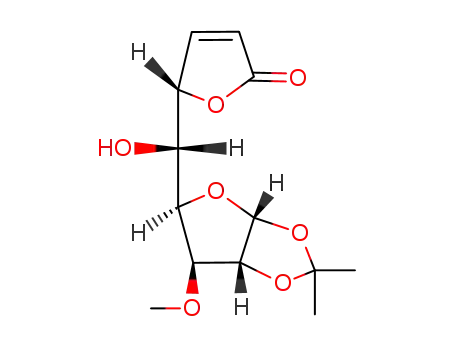 (S)-5-[(R)-Hydroxy-((3aR,5R,6S,6aR)-6-methoxy-2,2-dimethyl-tetrahydro-furo[2,3-d][1,3]dioxol-5-yl)-methyl]-5H-furan-2-one
