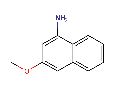 Molecular Structure of 50885-12-6 (1-Amino-3-methoxynaphthalene)