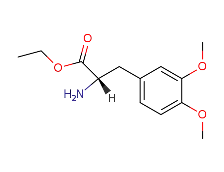 Molecular Structure of 104528-83-8 (L-Tyrosine, 3-Methoxy-O-Methyl-, ethyl ester)
