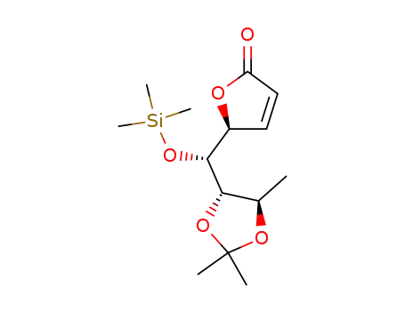 (S)-5-[(R)-((4S,5R)-2,2,5-Trimethyl-[1,3]dioxolan-4-yl)-trimethylsilanyloxy-methyl]-5H-furan-2-one