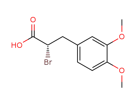 (S)-3-(3,4-dimethoxyphenyl)-2-bromopropanoic acid