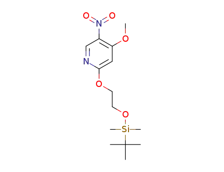 2-(2-(tert-butyldimethylsilyloxy)ethoxy)-4-methoxy-5-nitropyridine
