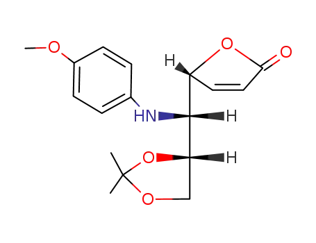 (R)-5-[(R)-((R)-2,2-Dimethyl-[1,3]dioxolan-4-yl)-(4-methoxy-phenylamino)-methyl]-5H-furan-2-one
