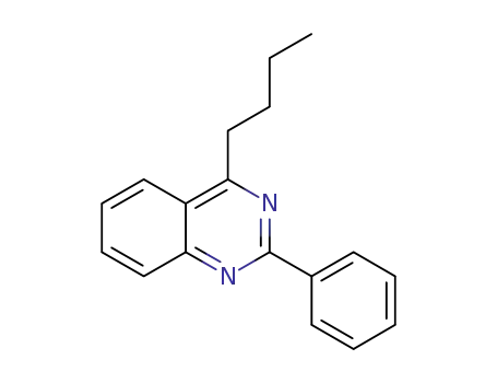 Molecular Structure of 197163-72-7 (4-n-butyl-2-phenylquinazoline)