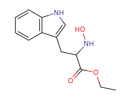 Molecular Structure of 99708-04-0 (DL-Tryptophan, N-hydroxy-, ethyl ester)