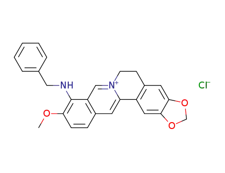 Molecular Structure of 60716-41-8 (N-benzylberberine chloride)