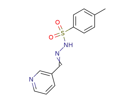 Molecular Structure of 19350-76-6 (p-Toluenesulfonic acid N'-(3-pyridinylmethylene) hydrazide)