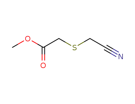 Molecular Structure of 52069-53-1 (METHYL 2-[(CYANOMETHYL)THIO]ACETATE)