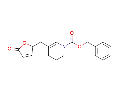 benzyl 5-((5-oxo-2,5-dihydrofuran-2-yl)methyl)-3,4-dihydropyridine-1(2H)-carboxylate