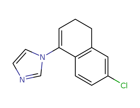 Molecular Structure of 138570-43-1 (1H-Imidazole, 1-(6-chloro-3,4-dihydro-1-naphthalenyl)-)