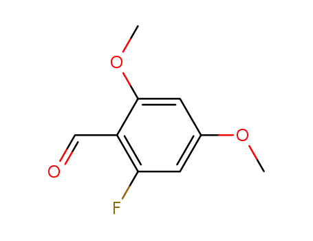 Molecular Structure of 214492-73-6 (2-Fluoro-4,6-diMethoxy-benzaldehyde)