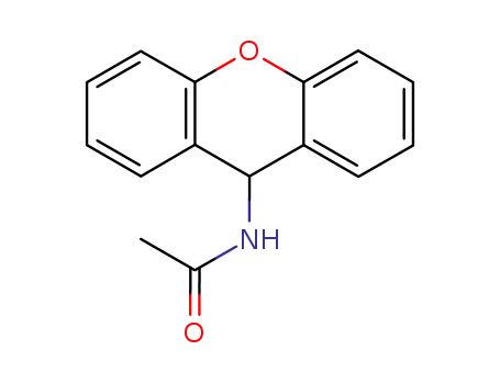 Molecular Structure of 6333-85-3 (N-(9H-xanthen-9-yl)acetamide)