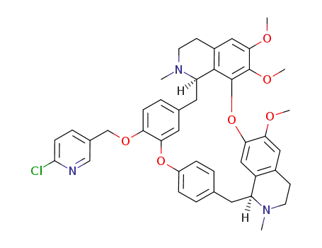 O-((6-chloropyridin-3-yl)methyl)berbamine