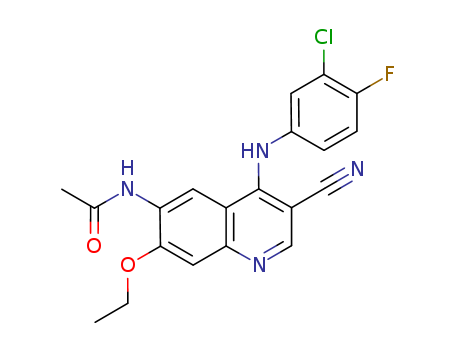 N-(4-((3-Chloro-4-fluorophenyl)aMino)-3-cyano-7-ethoxyquinolin-6-yl)acetaMide