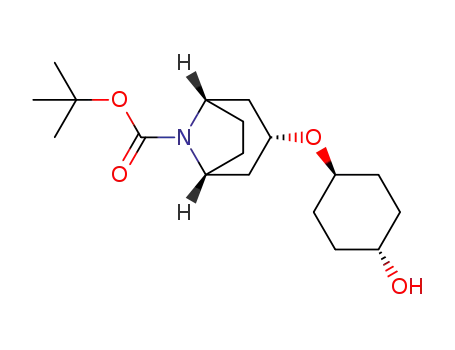 (1R,3s,5S)-tert-butyl 3-((1r,4R)-4-hydroxycyclohexyloxy)-8-azabicyclo[3.2.1]octane-8-carboxylate