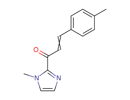 Molecular Structure of 118416-05-0 (2-<3-(4-methylphenyl)acryloyl>-1-methyl-1H-imidazole)