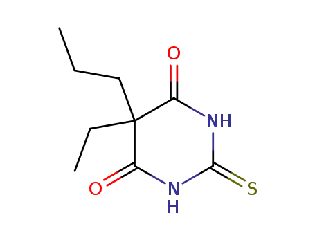 4,6(1H,5H)-Pyrimidinedione, 5-ethyldihydro-5-propyl-2-thioxo-