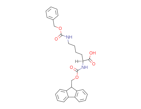 (R)-2-((((9H-Fluoren-9-yl)methoxy)carbonyl)amino)-6-(((benzyloxy)carbonyl)amino)hexanoic acid